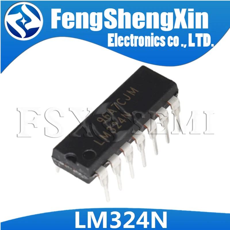 10 шт./лот новые LM324N LM324 DIP 14 маломощные четырехъядерные усилители|amplifier power|amplifier d |