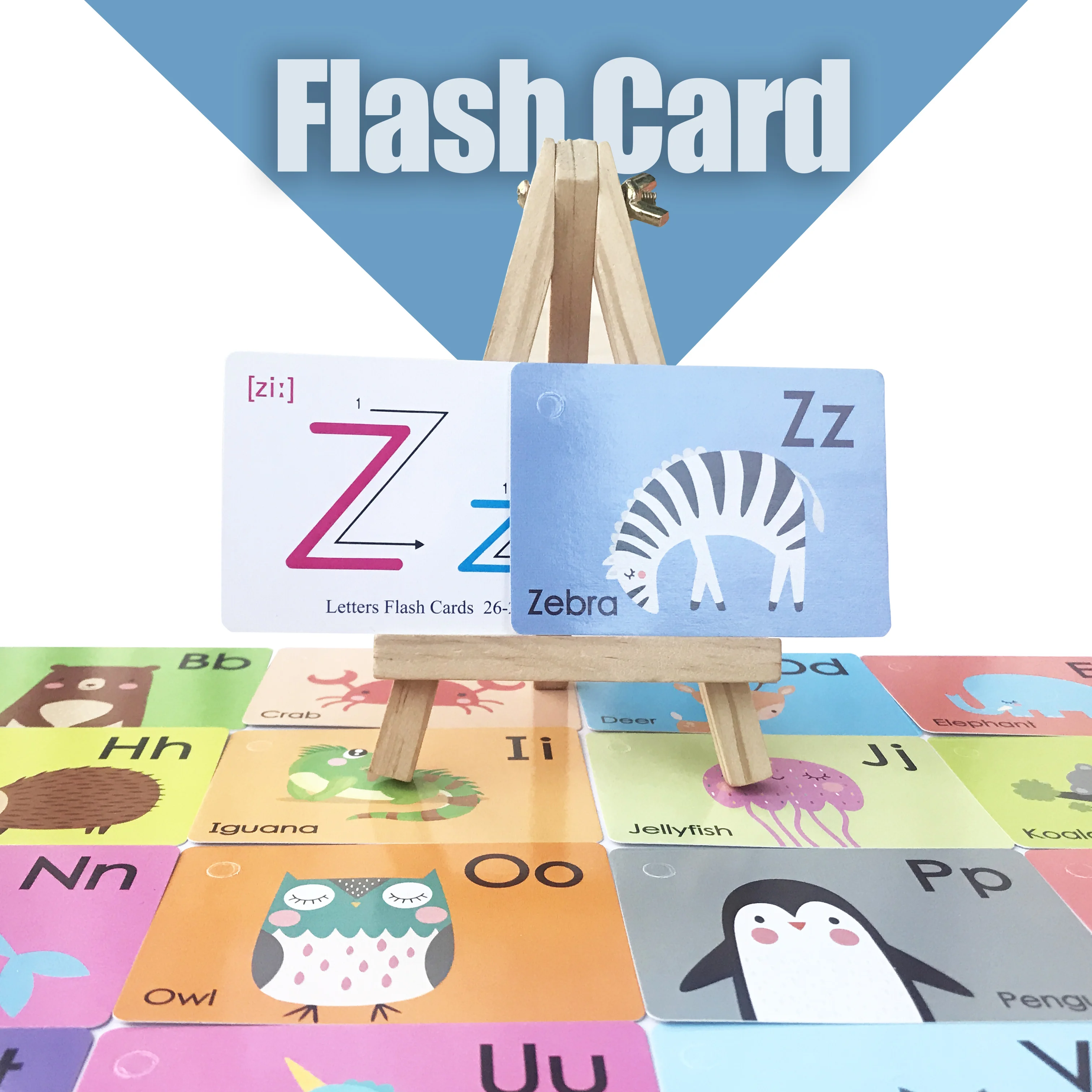 

Flashcard Children Baby English Learning Alphabet Word Card OPP Pocket Learning Educational Cognitive Memory Toys