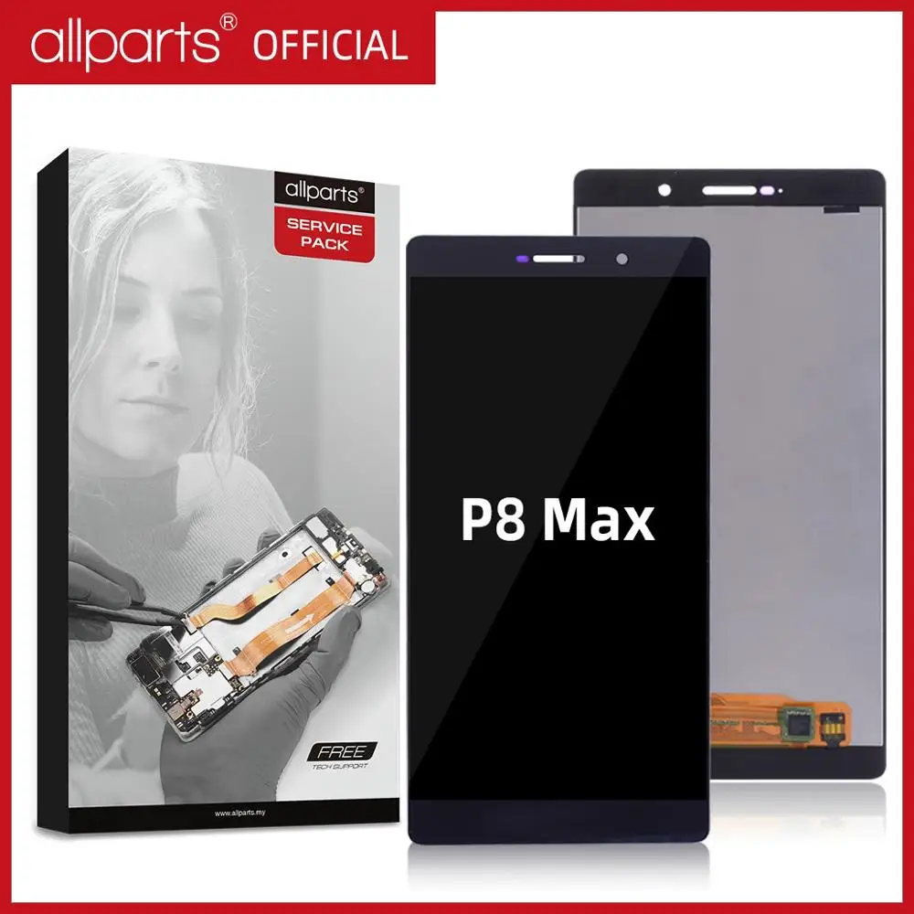 

Display For Huawei P8 Max LCD Touch Screen with Frame Replacement For Huawei P8 Max Display DAV-703L P8Max White