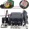 2 IN 1 800W LED Digital Soldering Station Hot Air Gun Rework Station Electric Soldering Iron For Phone PCB IC SMD BGA Welding ► Photo 2/6