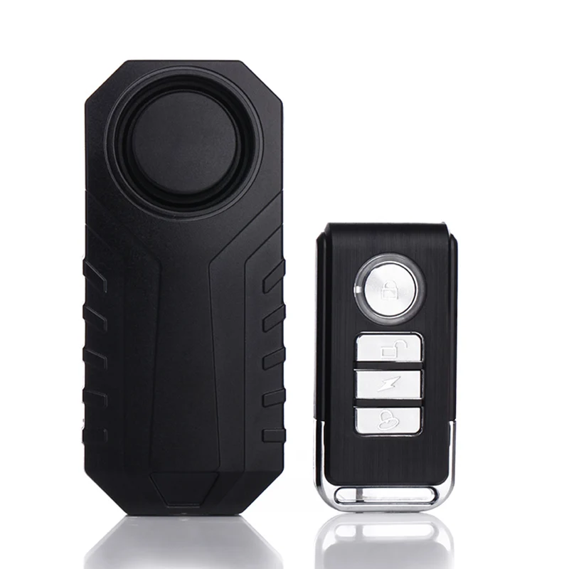 Bike Wireless Anti-theft Alarm Battery Powered Waterproof Bicycle Security Alarm Vibration Sensor B99