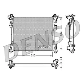 

Radiator cooling system for Chrysler Grand Voyager 08 DENSO DRM0