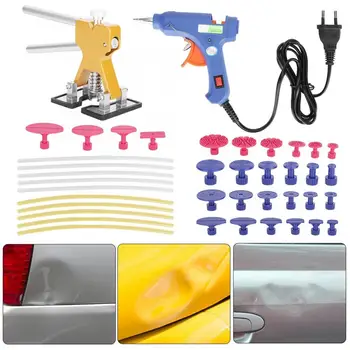 

45pcs/Set Dent Puller Removal Repair Tool Kit with Glue Gun 100-240V EU Plug Dent Repair Tool