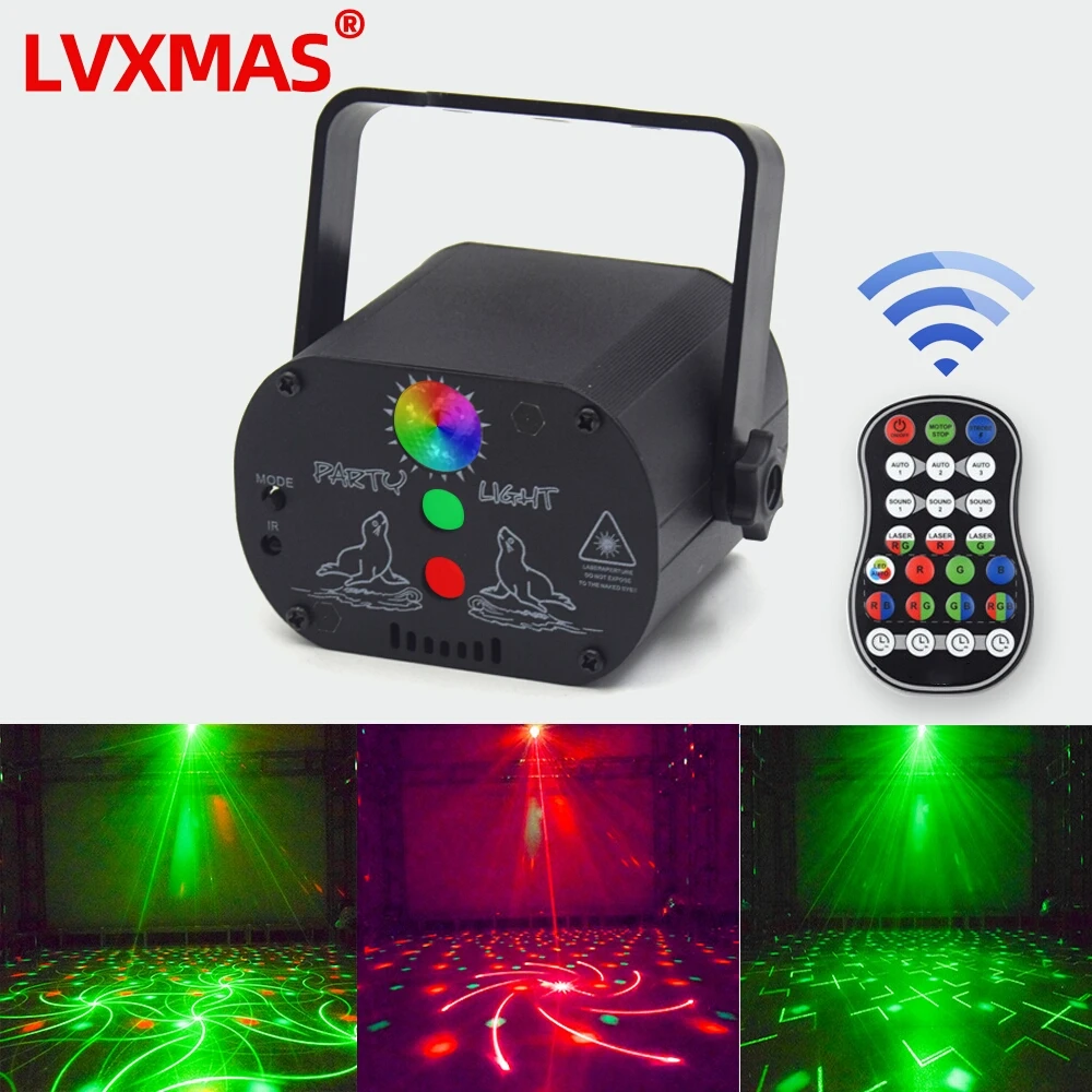 LVXMAS Usb диско светильник сценического Rgb Перезаряжаемые вечерние s мини чешское