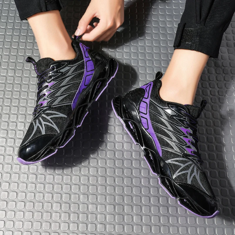 

Men's new blade shoes fashion breathable sports shoes jogging shoes 46 large size comfortable sports men's shoes jogging casual