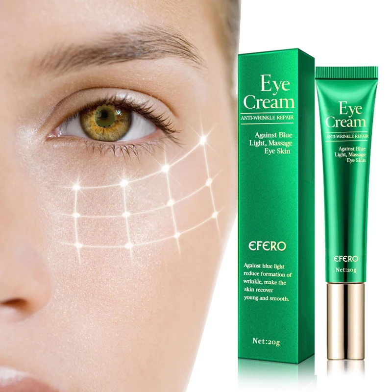 

EFERO Anti Wrinkle Cream for Eye Care Remover Dark Circles Anti Aging Hydrating Dry Skin Against Blue Light Repair Eye Fine Line