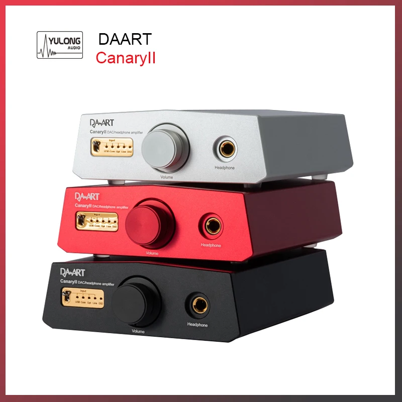 Yulong DAART CanaryII ESS9038Q2M собственный DSD512 PCM768KHz Hifi аудио все-в-одном DAC декодирование усилитель для наушников