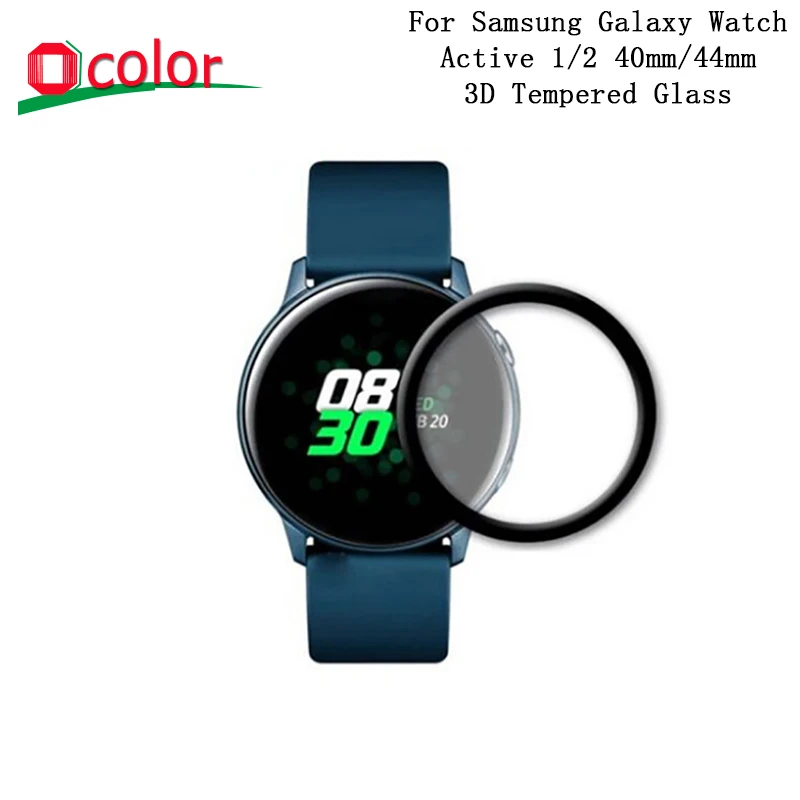 3D изогнутая Защитная пленка для Samsung Galaxy Watch Active 2 40 мм 44 закаленное стекло