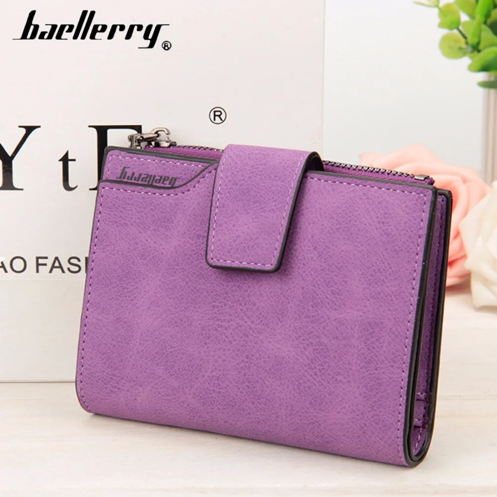 Модные кошельки для женщин baellerry из искусственной кожи, короткий дизайн, держатель для карт, высокое качество, Женский кошелек, винтажный держатель для монет, женские кошельки