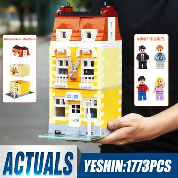 

Yeshin Streetview Building Blocks The MOC Vintage Photography Floor Model Assembly Bricks Kits Toys Kids Christmas Gift