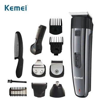 

6 In 1 Hair Clipper Cordless Electric Trimmer Low Noise Hair Cutting Machine Stainless Steel Blade Men Charging Beard Trimmer 38