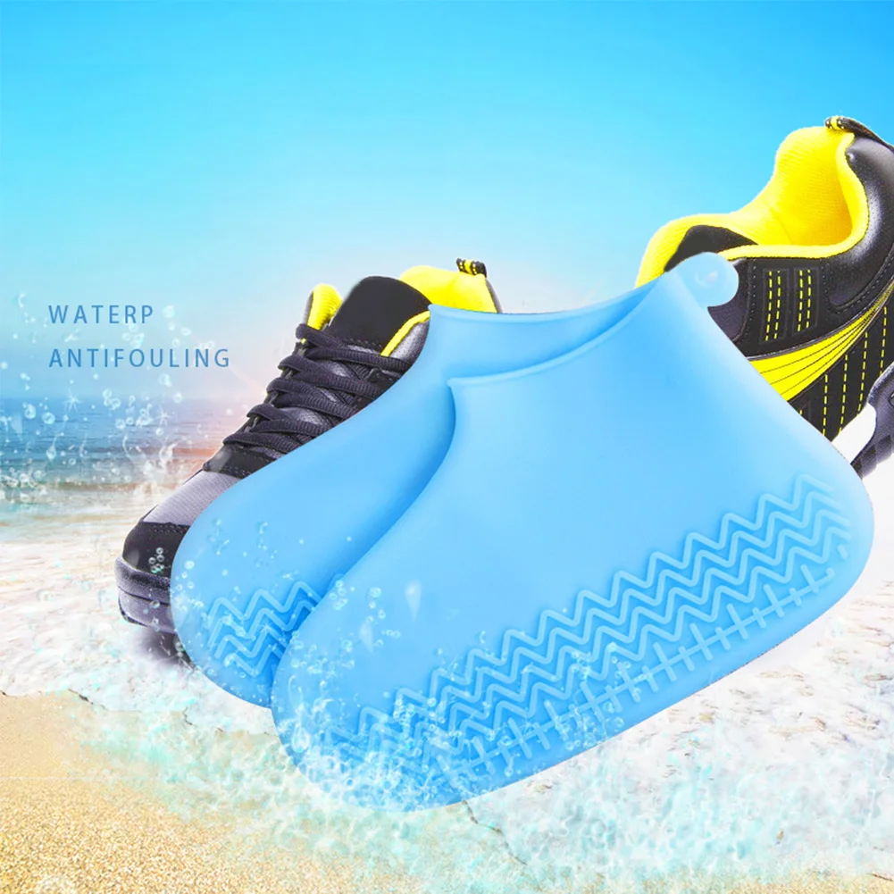 

Boot Non Slip Snow Wear Resistant Protection Soft Washable Foldable Portable Silicone Overshoes Waterproof Rainproof Shoes Cover