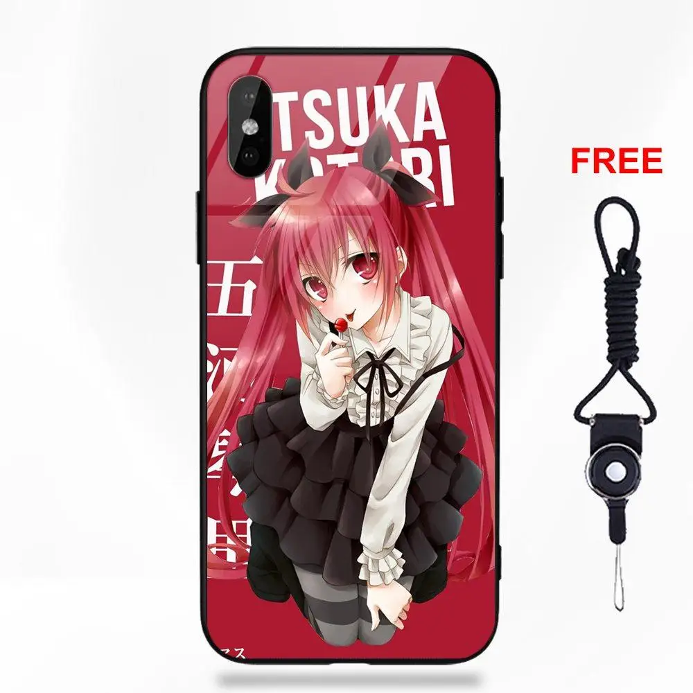 Аниме Дата живого фильма красивая девушка для huawei Honor 7X P20 Lite mate 10 Pro Redmi 5 Note 5A 6 для Galaxy S8 S9 Plus стеклянный чехол - Цвет: as picture