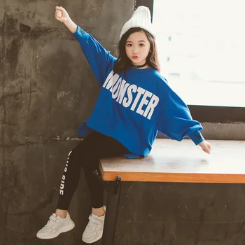 

new girls plus velvet thickening long paragraph loose fashion sweater girls clothes girls sweaters