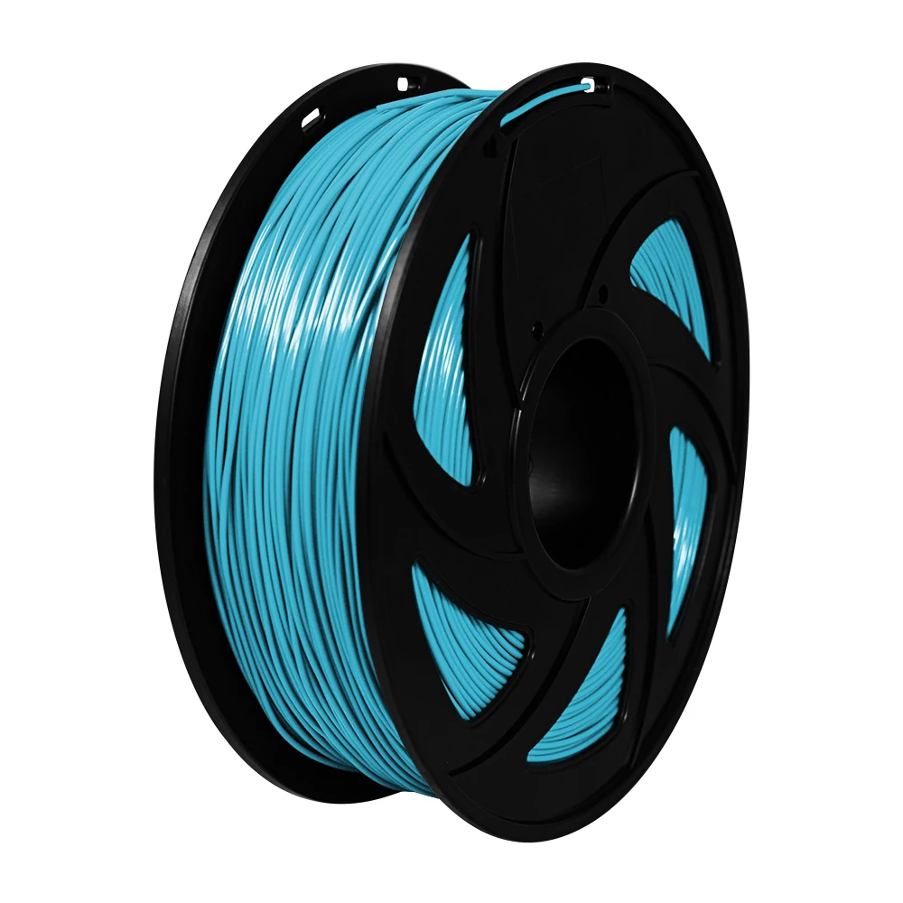 XVICO PLA 3D печать нитей PLA потребляет для FDM 3d принтера 1,75 мм точность измерения+/-0,02 1 кг рулон(2.2lbs), синий красный - Цвет: Light blue