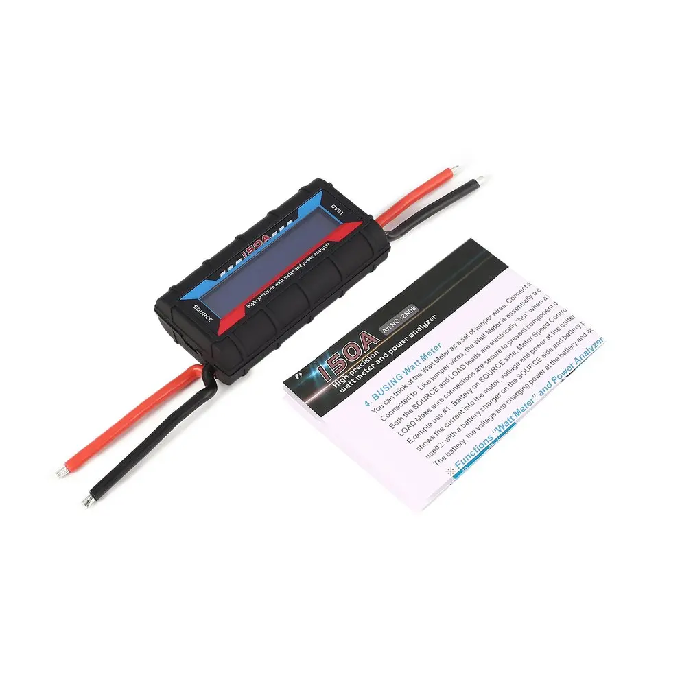 

Digital Voltage Power Watt Current Energy Meter Analyzer Tester Checker for RC Drone Battery Motor Charger 60V 150A Wattmeter