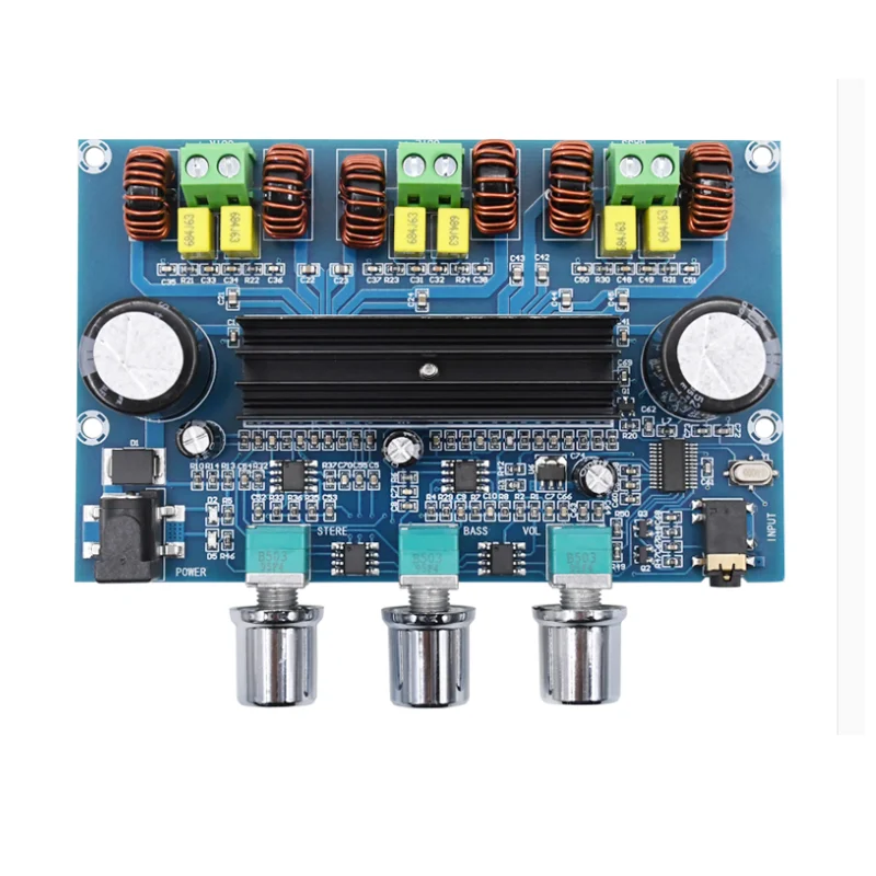XH A305 Bluetooth 5 0 аудио стерео цифровой усилитель мощности плата TPA3116D2 50Wx2 + 100 Вт 2 1