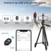 DSLR Flexible trépied extensible voyage léger support sac de transport Bluetooth à distance téléphone portable montage caméra Gopro Live Youtube ► Photo 3/6