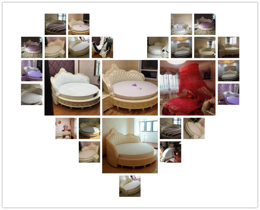9018-Round Wedding Bed-2