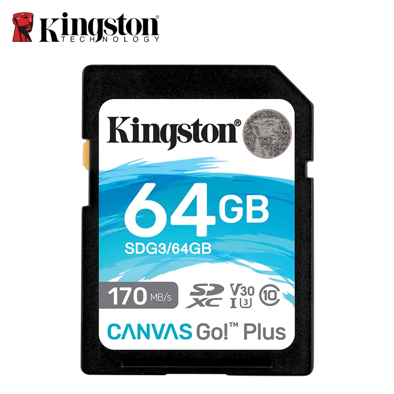 Kingston SD Card 128GB SDHC SDXC V30 U3 Memory Cards Class 10 90MB/s 64GB 32GB 256GB cate sd 4K for Cameras | Компьютеры и офис