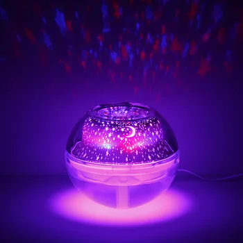 

Star Projector Lamp Humidifier 500ML USB Aroma Diffuser Ultrasonic Mist Maker LED Night Light for Home Air Humidifier