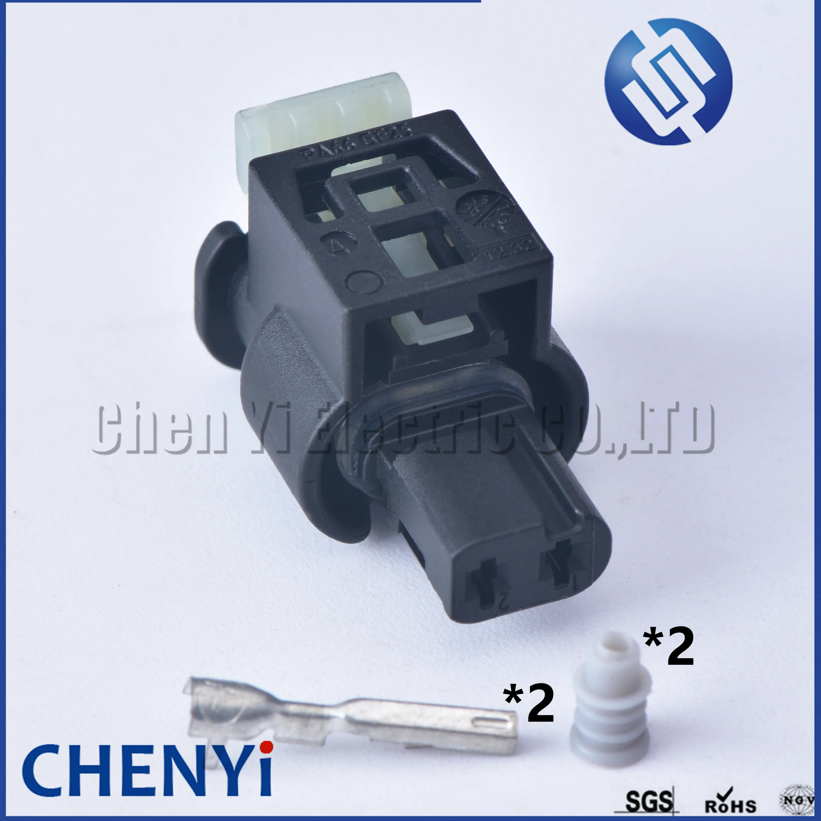 1 Set 2 Pin Car Sealed Waterproof Auto Connector Female 805