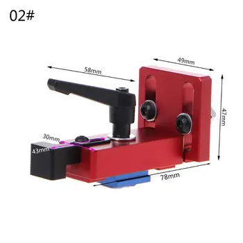 

Aluminum Alloy 30/45 Sliding Brackets T-track Slot Connector Milter Track Stop for Woodworking Hand Tools Accessories