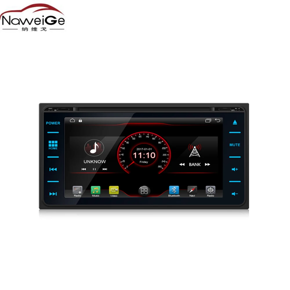 NaweiGe 6,95 дюймов Android четырехъядерный MTK 9,1 2+ 16 ГБ Автомобильный dvd для TOYOTA HILUX 2011 Авторадио gps навигация автомобильный мультимедийный проигрыватель