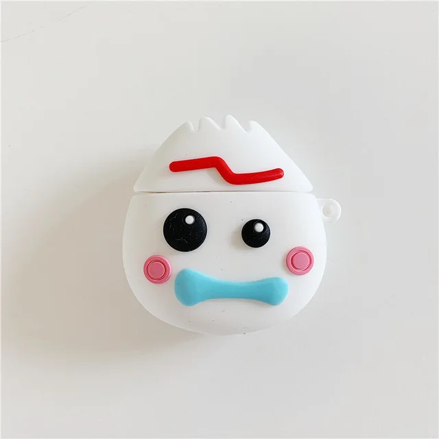 style 4 3D Забавный мультяшный История Игрушек 4 Fokry корпусы гарнитурные для Apple Airpods 1/2 силиконовый защитный чехол для наушников Аксессуары - Цвет: style 4