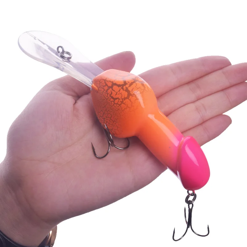 Proleurre 1 шт. новая модель рыболовной приманки 14 см/27g пенис Minnow Swimbait забавная