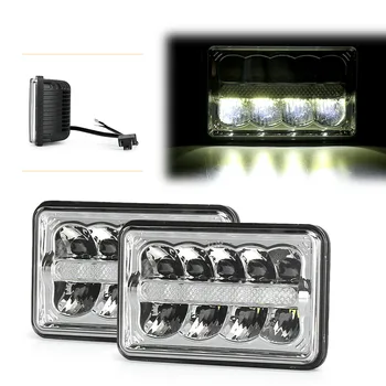 

Car Accessories 4x6inch Universal 45W Rectangle LED Headlight Hi-Lo Beam Headlamp RL Day Running Light High Power Replacement