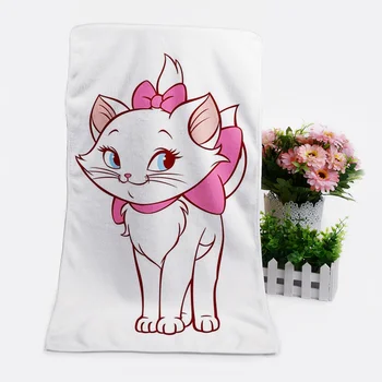 

1PCS Marie Cat Fashion Customized Anime Bath Towels Handkerchief Soft Face Towel Cartoon Washcloth Unisex NEW