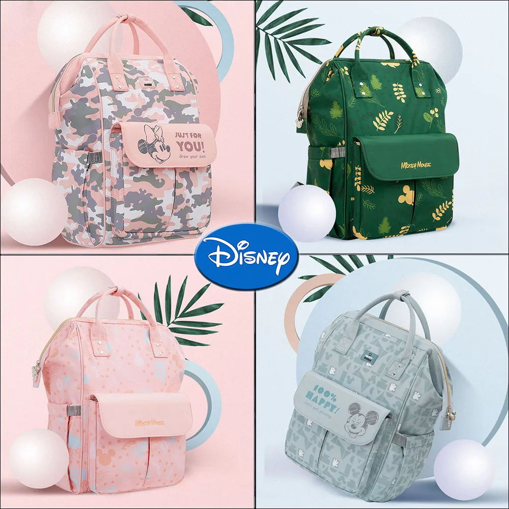 Minnie Mickey coloré nouveau bébé couches sacs voyage maternité sac à dos Nappy sac grande capacité sac à dos maman multifonction