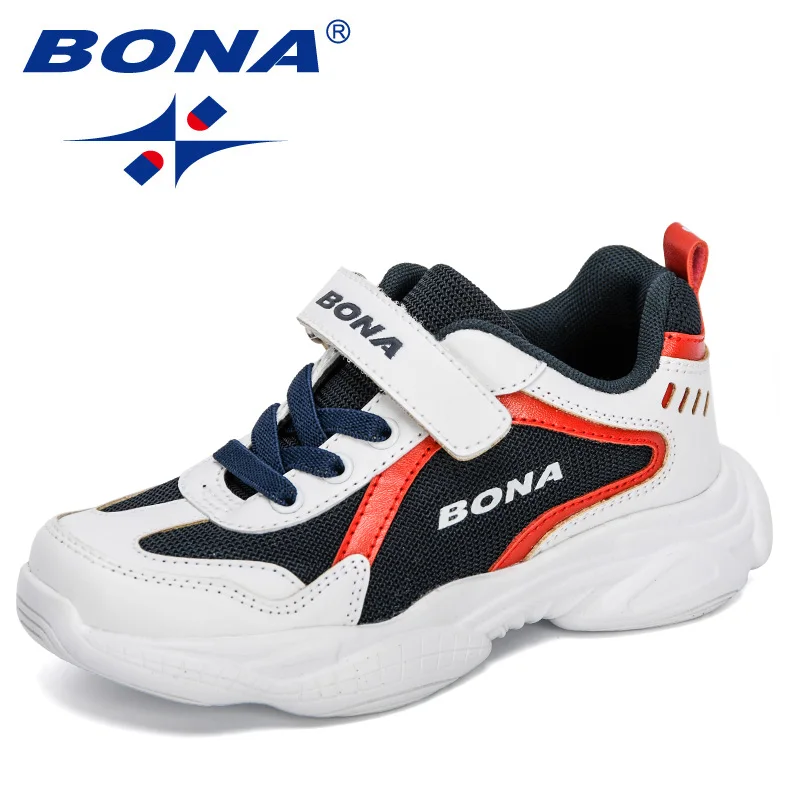 BONA 2020 New Designers Popular Sports Shoes Boys Breathable Running