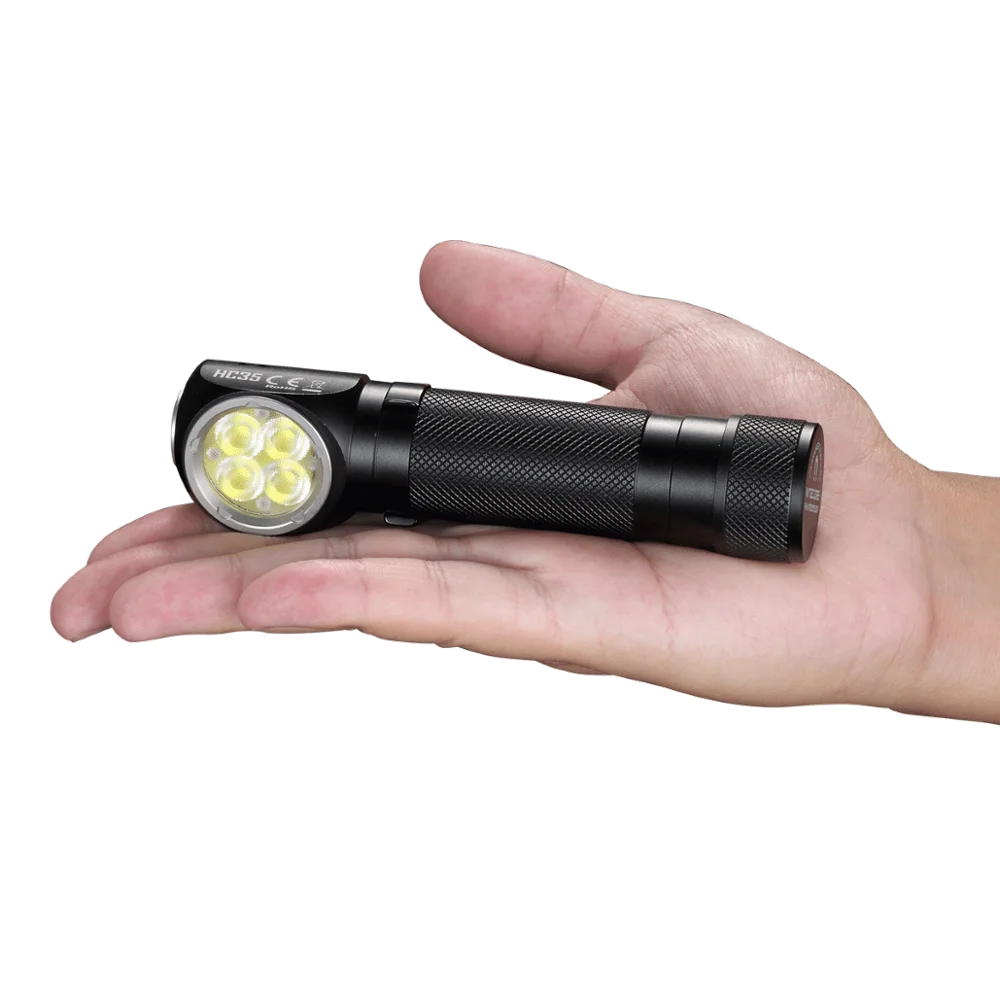 NITECORE HC35 USB перезаряжаемая фара 4* XP-G3 S3 светодиоды Макс. 2700 люмен дальность луча 134 м Спорт на открытом воздухе налобный фонарь