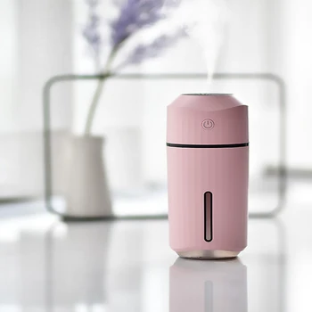 

320ML Portable Air Humidifier Aromatherapy Diffuser USB Mini Atomizer Mist Maker With LED Lamp Air Purifier For Home Car Office