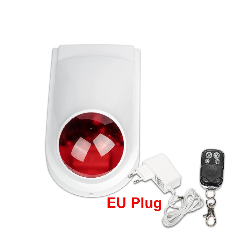

WiFi Tuya Alarm Siren Sensor 130DB Wireless outdoor waterproof siren Sound Smart Life App Home Security Systems Alexa Google