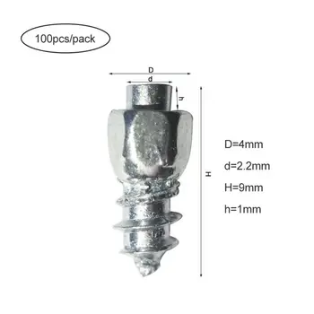 

9mm Spikes for Tires/Tires Studs/Screw-in studs/Ice stud/Snow Chains for Bicycle/Bike/shoes/Boots 100PCS