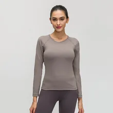 Спортивные топы для спортзала, женская футболка для фитнеса, длинный рукав, для йоги, топ из сетки, Женский тренажерный зал, топы, спортивная одежда, женская рубашка с длинным рукавом