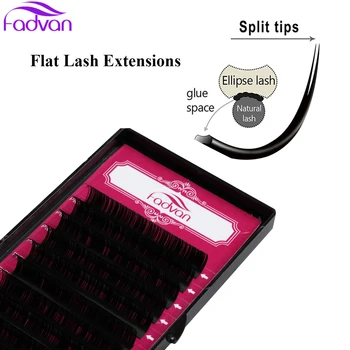 

Ellipse Flat Lashes Eyelashes Extensions Split Tips Ellipse Shaped Natural Light False Ellipse Eyelashes False Eyelashes