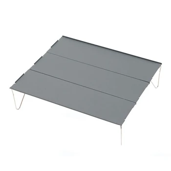 

Camping Tables Picnic Lightweight Camping Furniture Portable Outdoor Hiking Desk Aluminum Plate Folding Table Barbecue