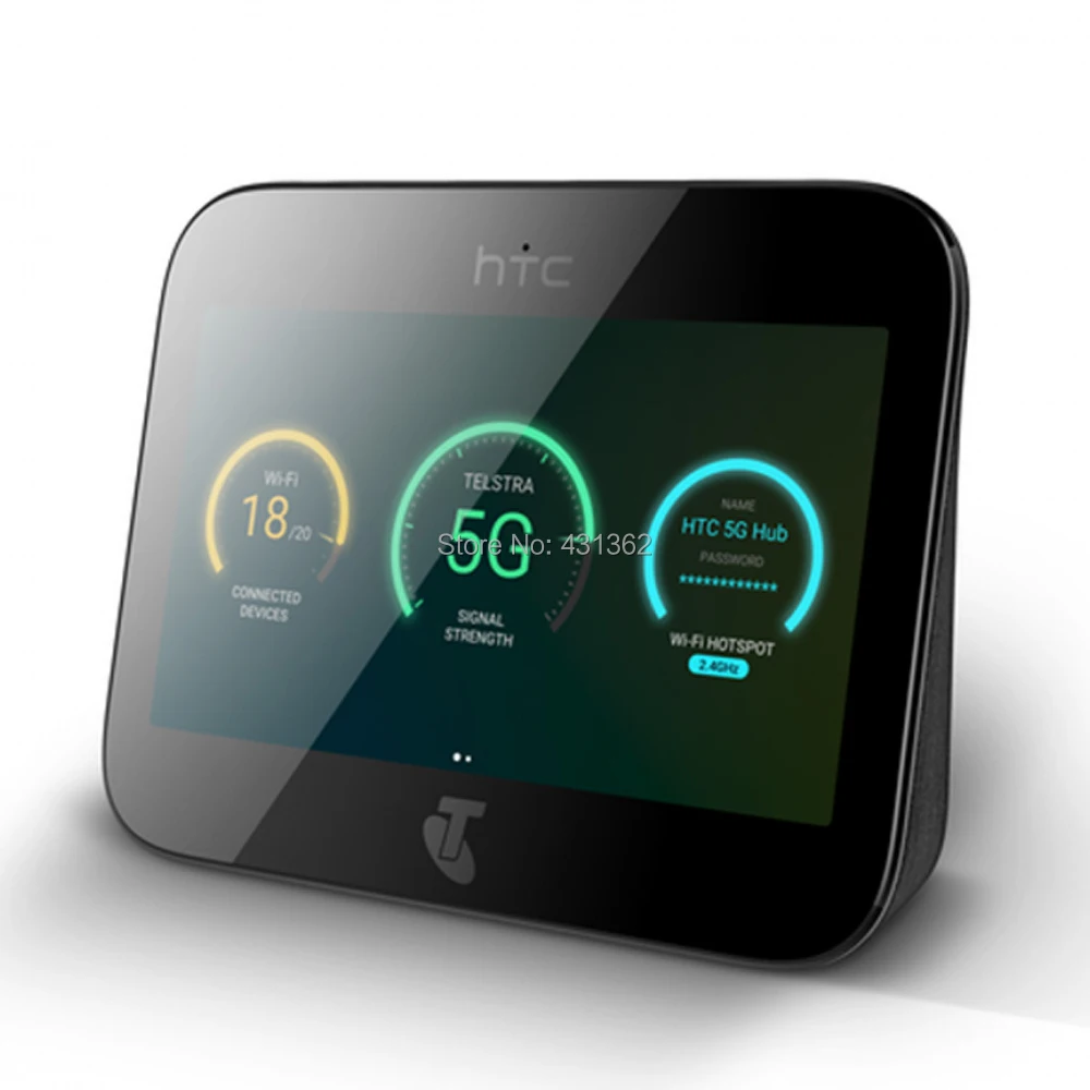 2020 2 63 Гбит/с HTC 5G HUB WiFi маршрутизатор с батареей 7660 и поддержкой 20 устройств|3G/4G