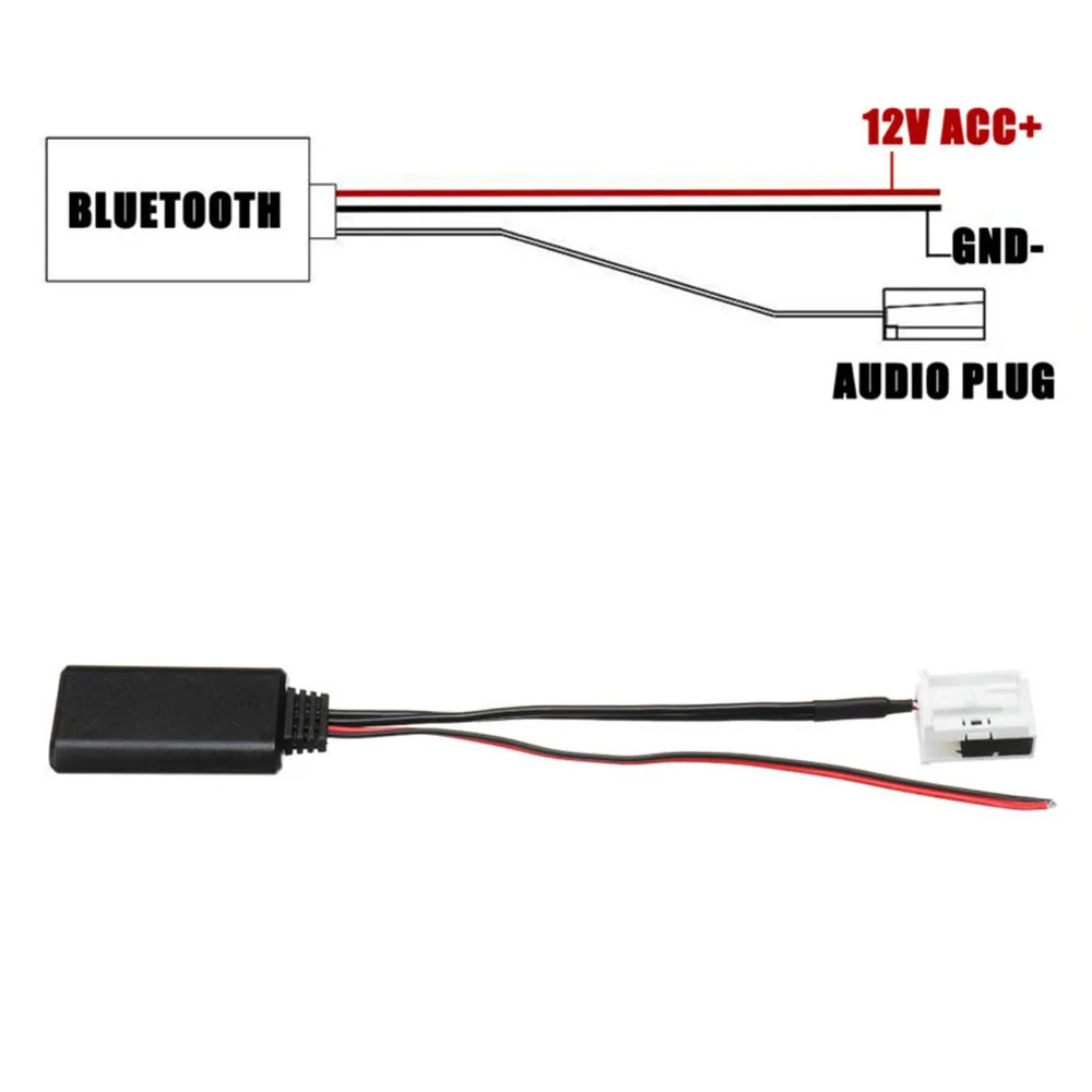 Автомобильный 12Pin Bluetooth аудио адаптер Aux кабель установка инструмент для BMW E60 E61 E62 E63 E64 2004-2010 Bluetooth Версия 3,0 AUX адаптер