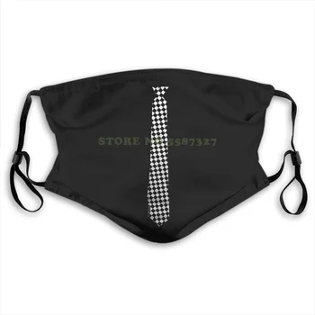 

Face Mask Checkered Necktie Anti Dust With Filter For Men For Women Kids Girl Boy Teens Masks
