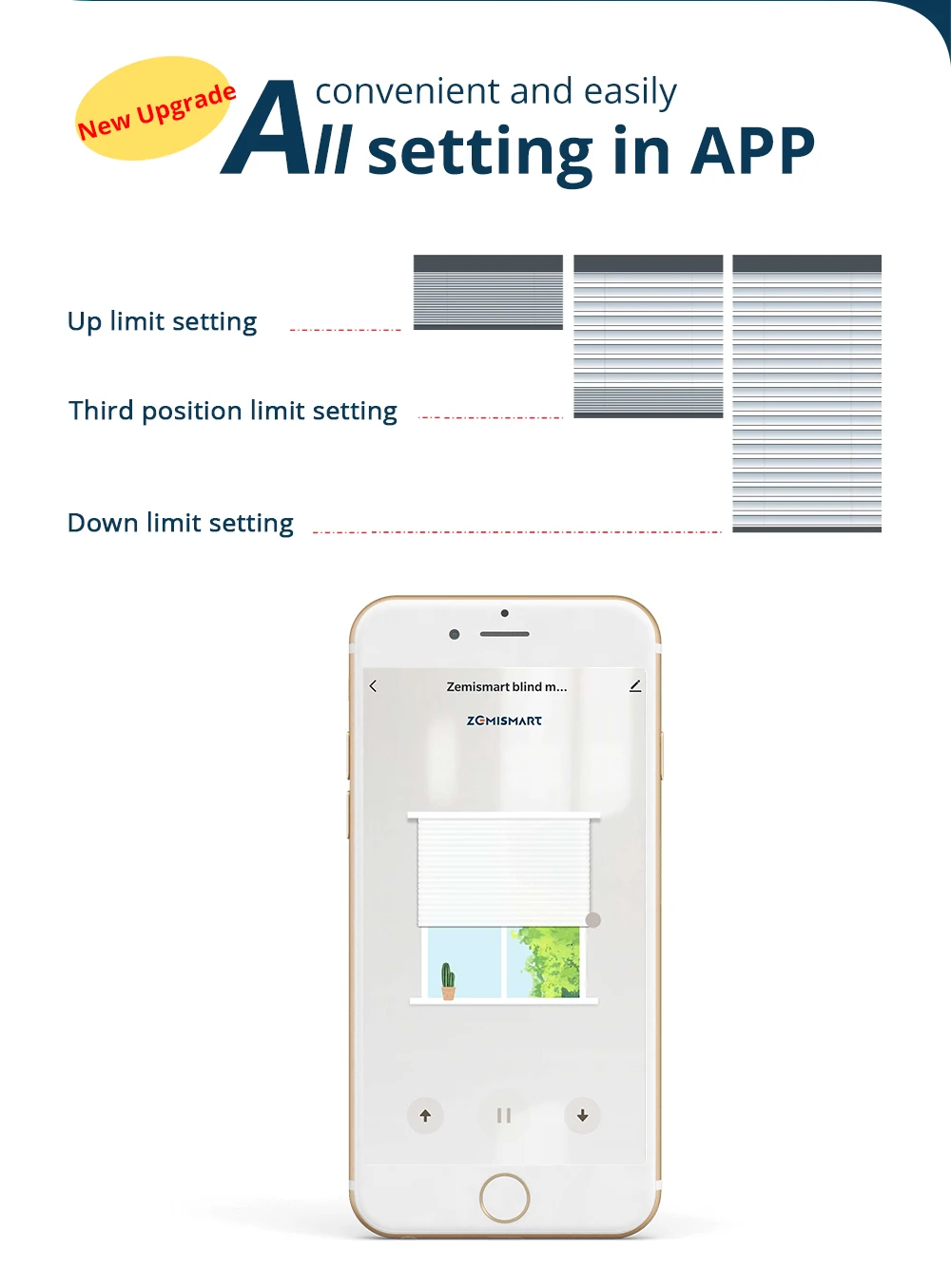 Description Picture 5 of itemWiFi Smart Curtain Motor for 36 37mm Tube Work with Tuya APP Alexa Google Home Control for Roller Blind Motorized Shutter Engine