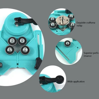 

16pcs Diamond Coated Glass Drill Bits Guide Kit Drilling Light Stone Tiles Glass Hole Saw Openings Locator Power Drill Bits