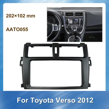 

2DIN Car Stereo DVD Radio Fascia for Toyota Verso 2012 Audio Player Panel Adapter Frame Dash Mount Installation Kit