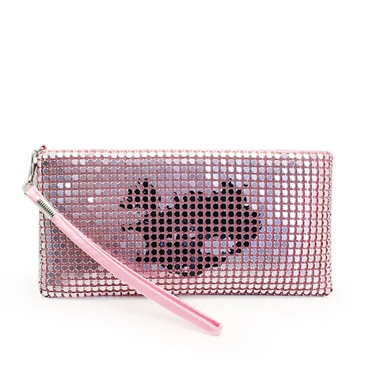 

Foreign Trade Fashion Printed Aluminum Sheet Bag Change WOMEN'S Bag Carrying Hand Leisure Bag Clear Inventory a Generation of Fa
