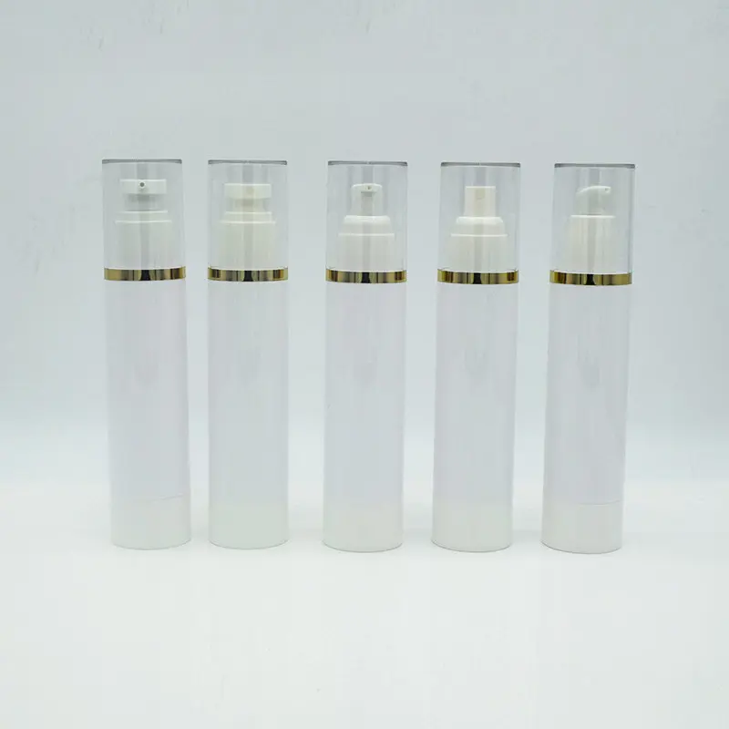 

100Pcs Airless Pump Bottles 100ml Refillable Bottles Travel Plastic Empty Lotion Perfume Spray Bottle