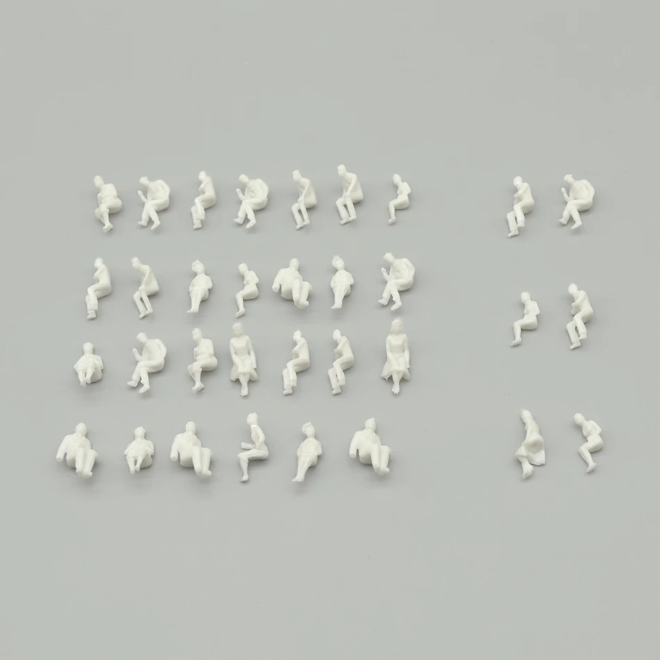 Сидящие весы 1/100 1/87 игрушки народов миниатюрный персонажами настольной макет белый цифры архитектурные человека Хо модель ABS Пластик